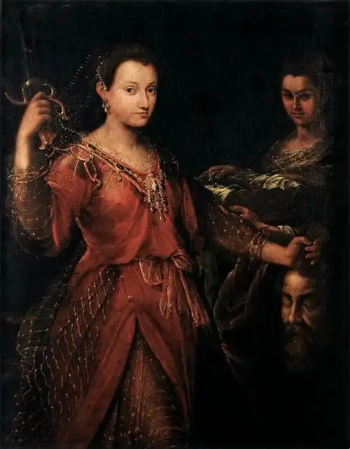 《朱迪斯斩首赫洛弗尼斯》(英文:judith with the head of holofernes