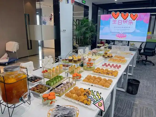 员工生日会这样布置美了美了