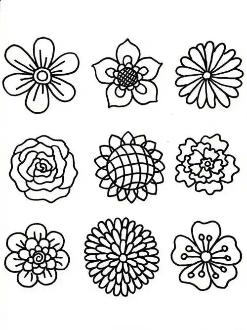 简笔画花朵简笔画花朵简单又漂亮