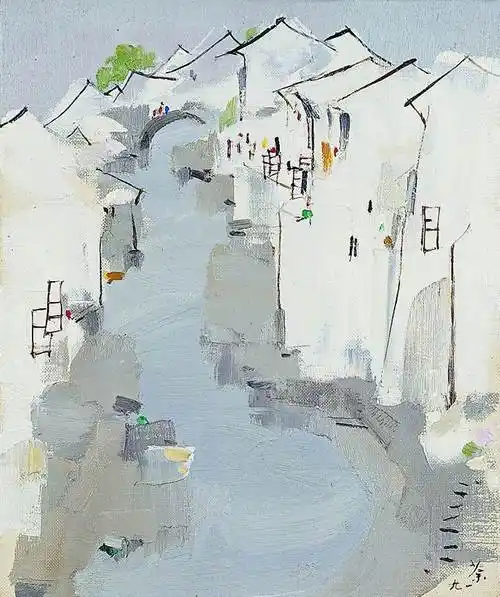 国画的至高境界吴冠中美术作品全套珍藏吴冠中全集(高清油画作品)