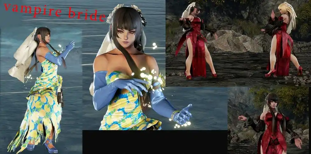 铁拳7 人物美化  wedding dress eliza 截图