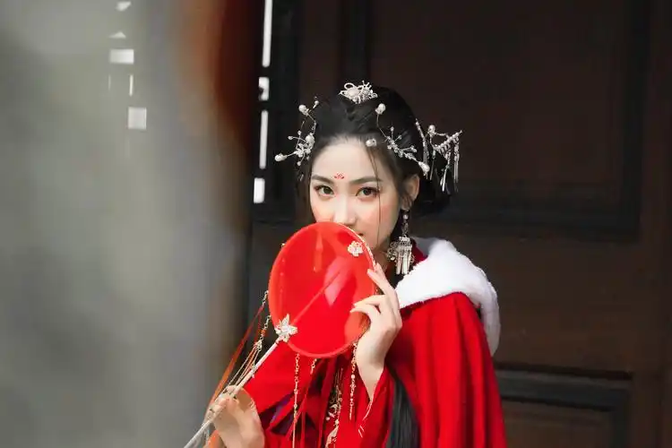 古风|这个冬季,红衣汉服美醉了