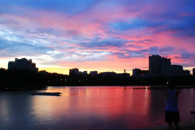 【椰风晚霞摄影图片】风光摄影_qz25970786_太平洋电脑网摄影部落