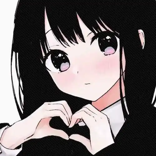 呆萌可爱的卡通动漫女生头像图片