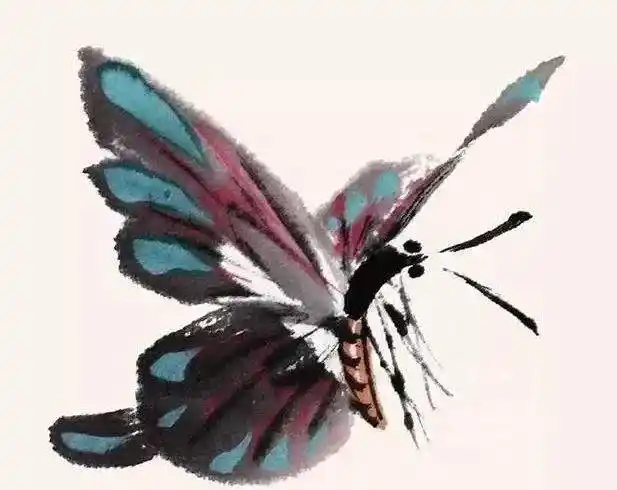 图文教程 | 一定不能错过的四种写意蝴蝶画法!_国画微学堂_零二七艺考