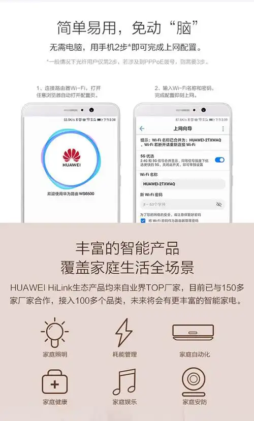 华为ws6500 1200m真双频无线路由器批发