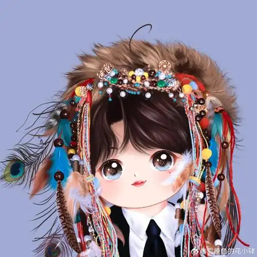 (谁能想到一个q版宇我这么多天才画完)@刘宇yu_#pick你的星画手#00