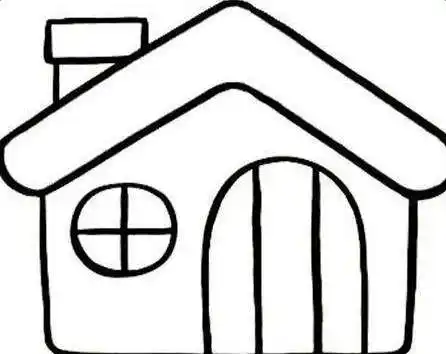 幼儿园房子简笔画 幼儿园房子简笔画大全图片大全