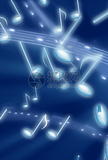 音乐会音符音节蓝色音符流动背景图片蓝色音符流动背景图片免费下载