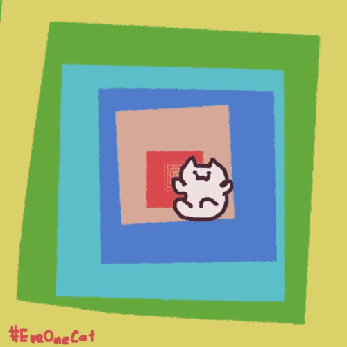 这只沙雕猫的动图我能看一天