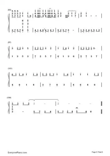 北京东路的日子-很好听的歌曲双手简谱预览6