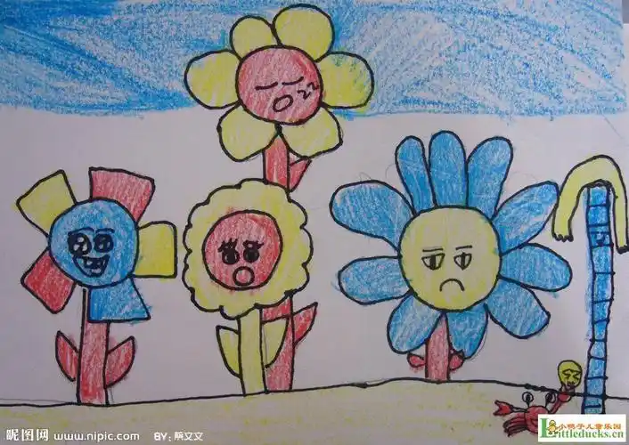 9岁小孩画的画9岁小孩画的画面