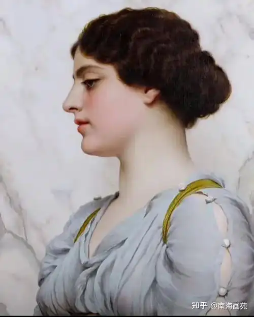 欧洲美女古典肖像油画 - 知乎