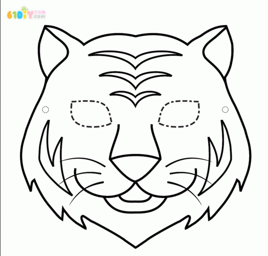 最萌小老虎简笔画 小老虎简笔画小老虎简笔画头饰 大山谷图库 sketch