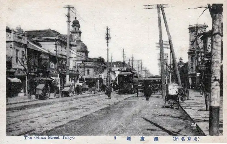 大正时代的东京银座