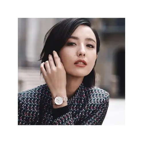 阿玛尼emporioarmani手表满天星钢带女士石英表防水休闲商务女士腕表