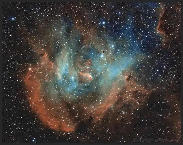 盘点宇宙中的半人马座λ星系ic2944星云zwoasi天文摄影