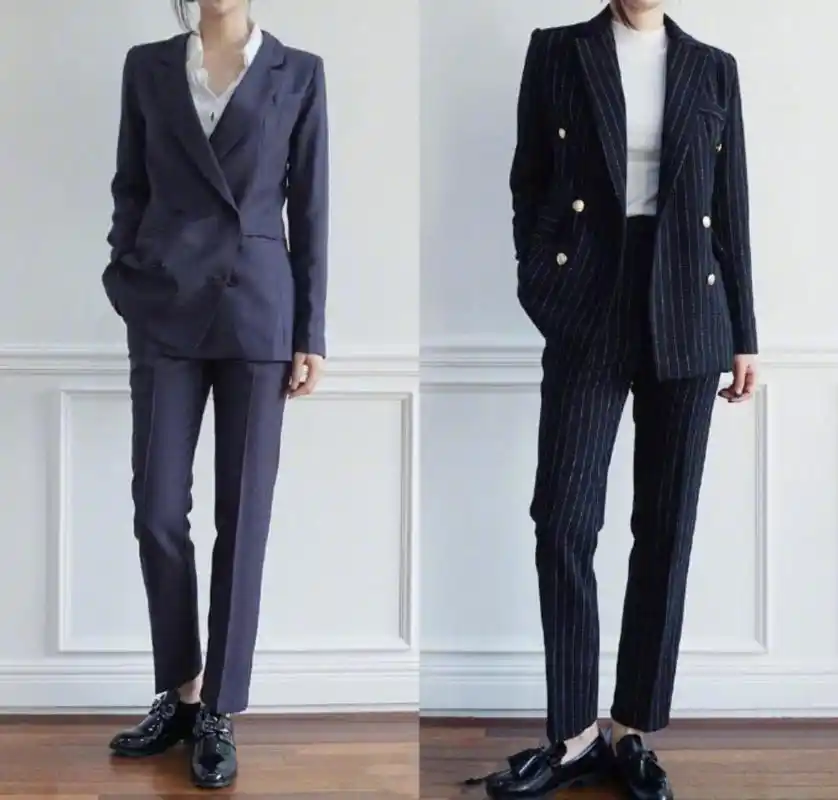 职场女性干练穿搭,西装搭配利落大方显高级,春季这样穿才有魅力