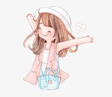 人物,卡通,美女,女孩,手绘画,唯美