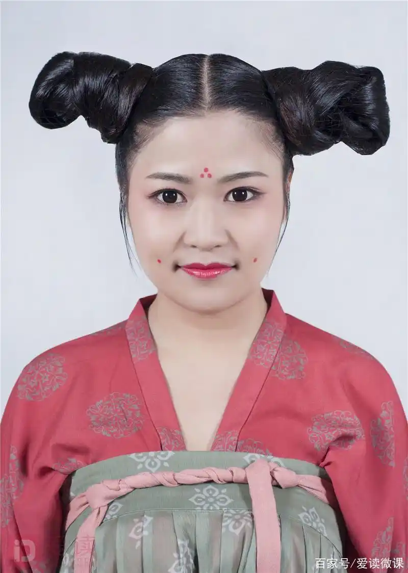 古装影视发型之唐贵族少女造型