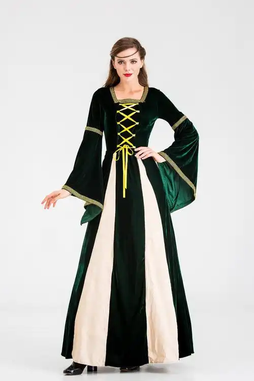 英国复古宫廷装夜店女王装万圣节服装演出服影视节目拍摄服装