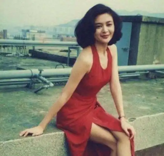 陈岚罕见年轻旧照流出,颜值气质不输关之琳,向华强看她一脸宠溺