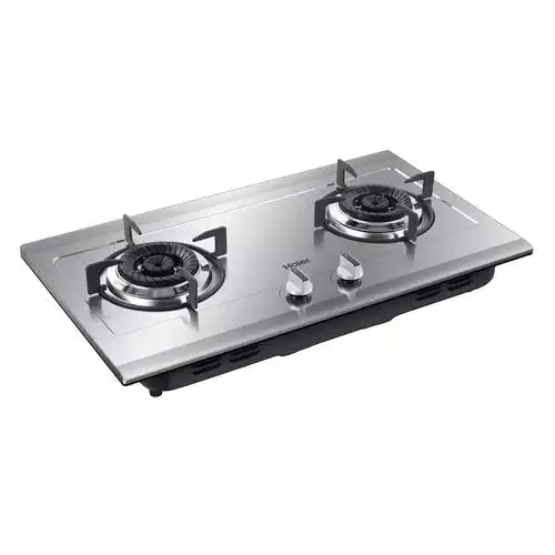 海尔燃气灶不锈钢天然气打火嵌入式液化气台式烟灶消套装