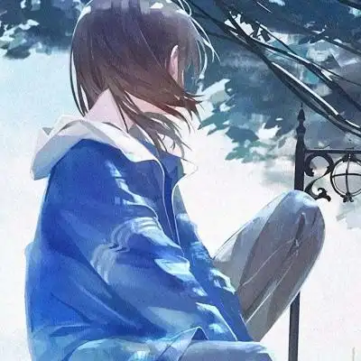 动漫唯美背影头像超好看的高清漫画头像女生背面图片