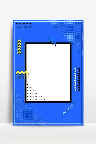 时尚简约几何图形线条促销海报背景图图片下载