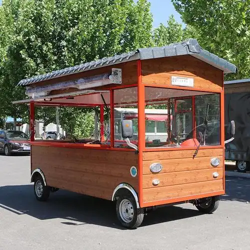 古达电动餐车gdkqreeqyq 小吃车古达多功能餐车路边摊早餐摆摊设备夜