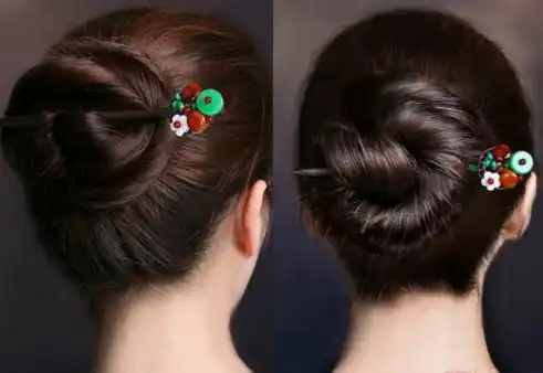 时尚盘发图片2017款图片欣赏