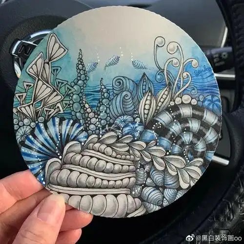线描创意的50种技法,用简单的笔画出超精美的画,来收藏!
