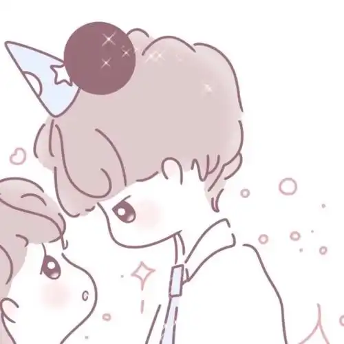 情侣头像 自描 可爱/少女/一对