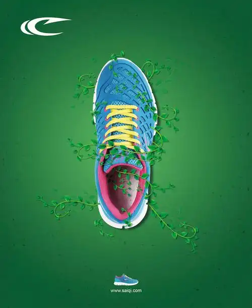 创意赛琪运动鞋海报psd素材