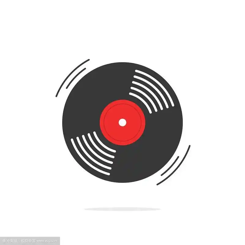 黑胶唱片图标留声机磁盘