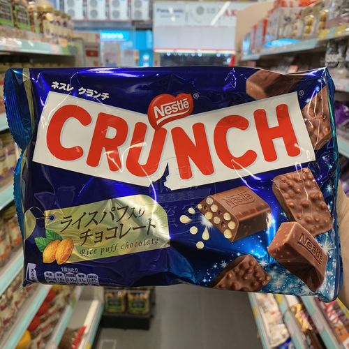 日本进口nestle雀巢crunch snack迷你甘脆巧克力82