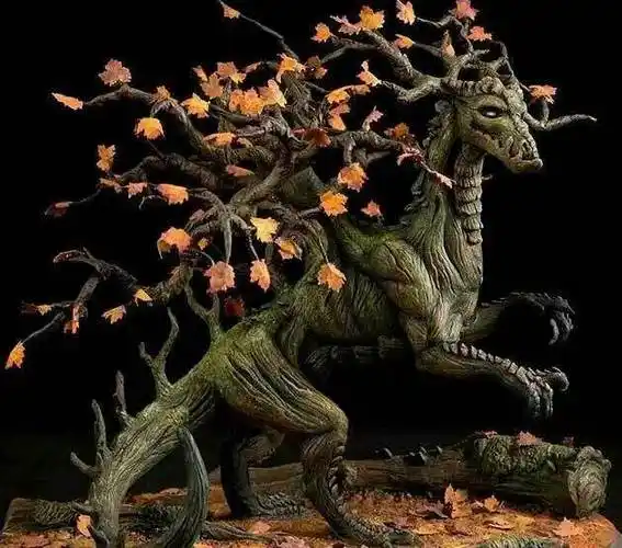 一种奇异的盆栽树龙