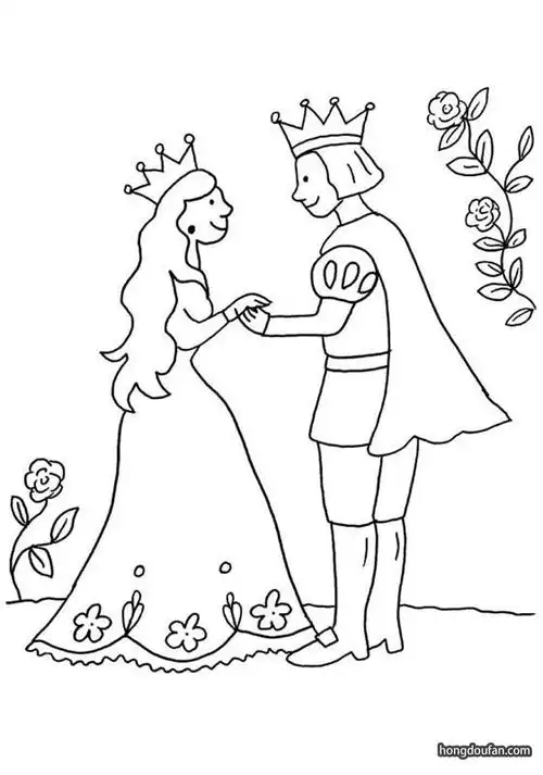 妈妈公主和爸爸王子要如何画王子公主简笔画大全