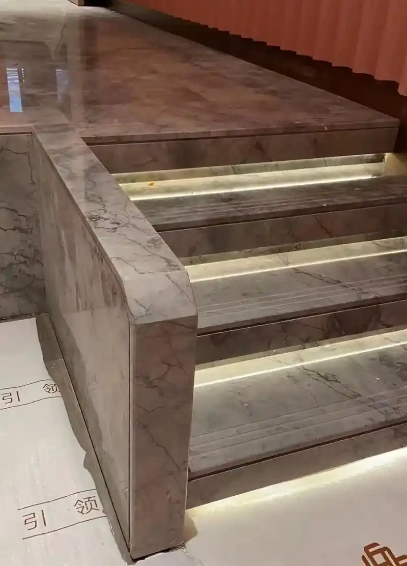 楼梯,设计 #大理石楼梯踏步 #楼 - 抖音