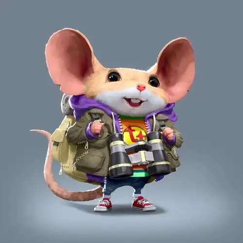 q版动物角色范本美国画师chrisbeatrice作品欣赏