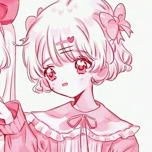 动漫闺蜜头像 橙池未蓝crystal