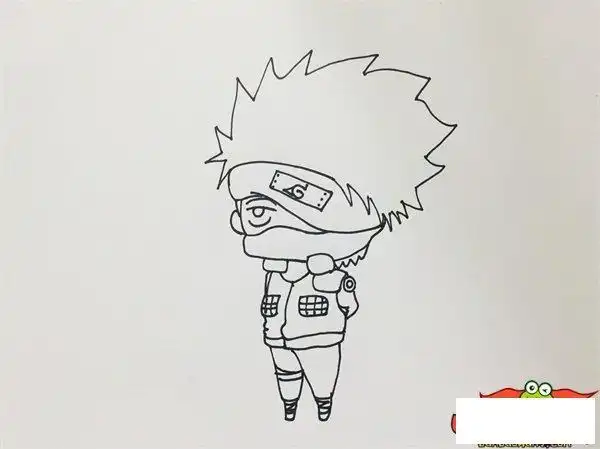 卡西西怎么画简笔画步骤全身