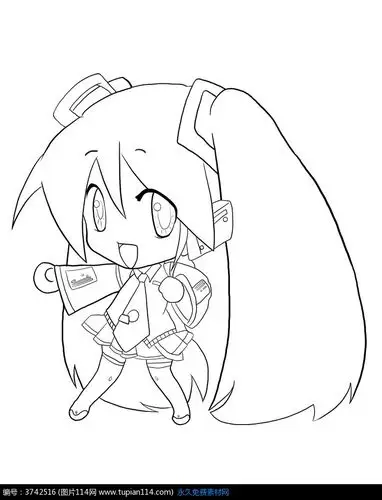 动漫人物简笔画图片大全