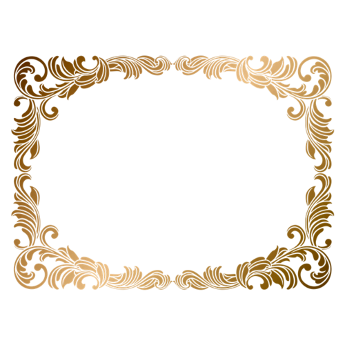 下载 png下载 ai金色古风镂空边框下载 png下载 ai雪花方形边框下载