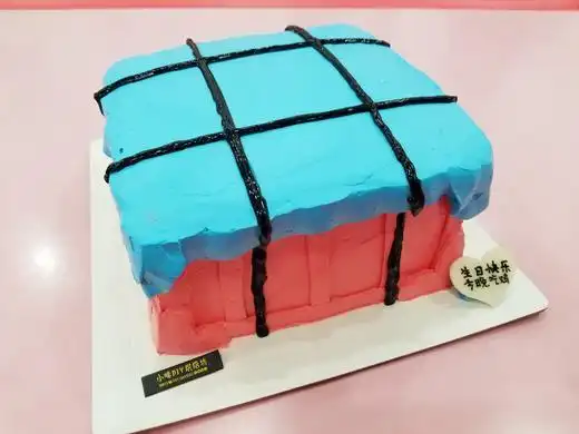 吃鸡空投造型蛋糕