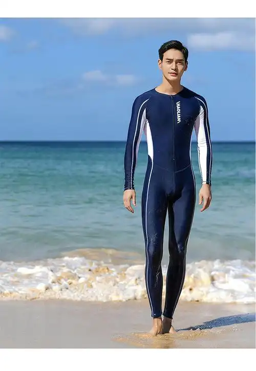 支持国货李宁男连体泳衣短袖五分泳裤运动冲浪服防晒学生成人训练