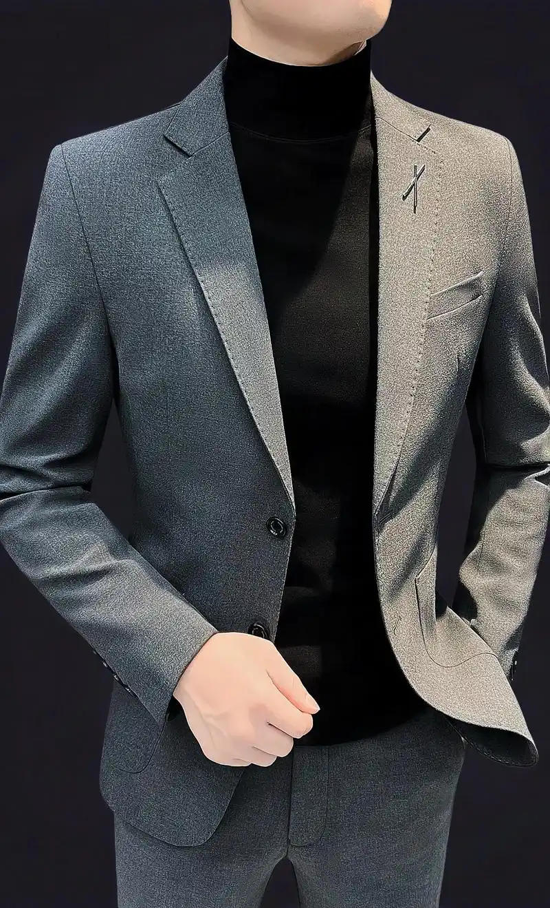 超帅酷炫!迷上这款男士西装97.