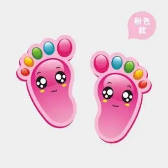 卡通小脚丫简笔画可爱