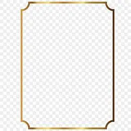 笔字结婚婚礼婚庆字体素材金色简约花卉家长会说课展板背景花框长方形