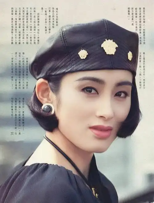 张敏也是短发女神